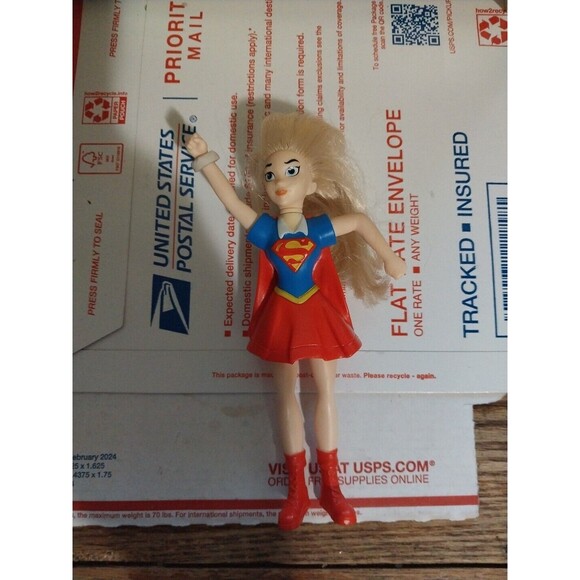 McDonald's Other - McDonald's Happy Meal Toy 2016 DC Comics Super Hero Girl Supergirl - Blonde Hair